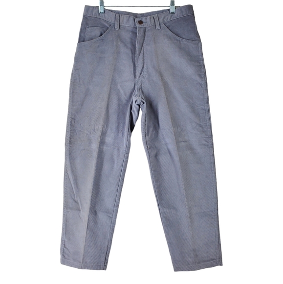 Vtg Dickies Branders Jeans Corduroy Gray Pants Men 33x27 Hi Rise Classic Fit NWT - Picture 1 of 16